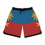 Load image into Gallery viewer, Shorts - Full printed Haiti palm design
